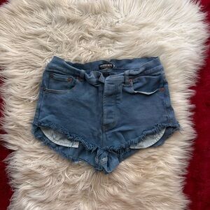 Fashion Nova Blue Jean Shorts